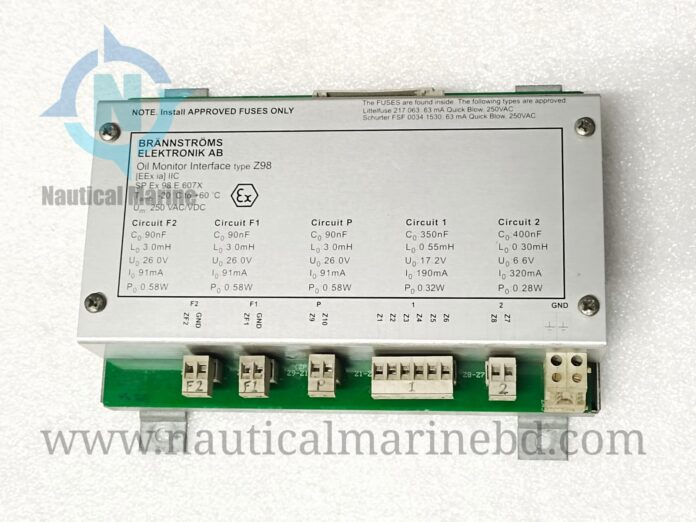 BRANNSTROMS OIL MONITORING INTERFACE Z90