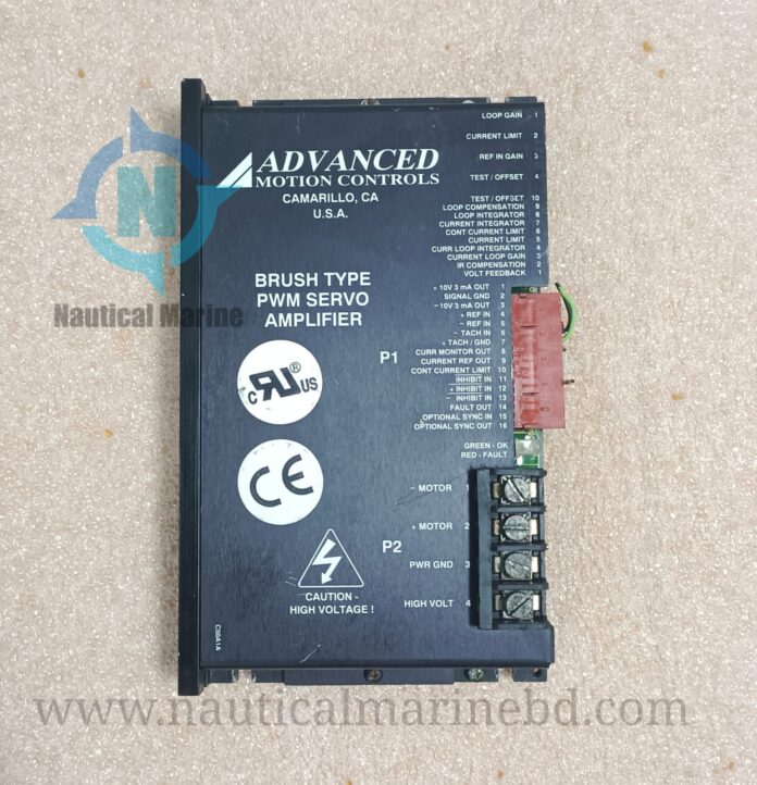 Advanced Motion Controls Brush Type PWM Servo Amplifier