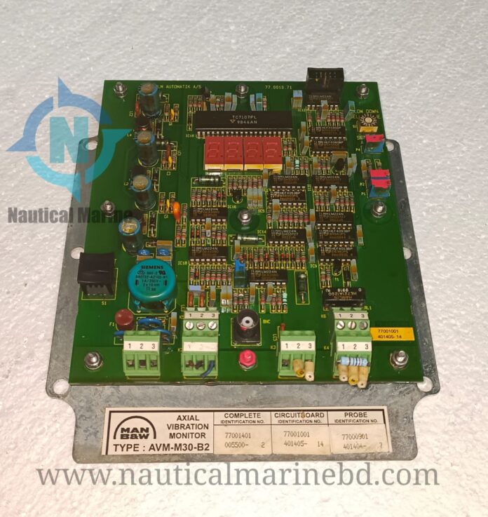 Man B&W AVM-M30-B2 Axial Vibration Monitor Circuit Board
