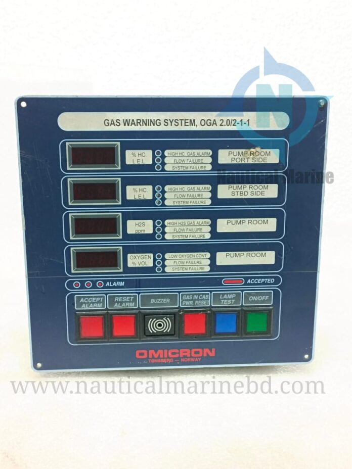 Omicron OGA 2.0 Fixed Detection Gas Alarm System Micro Controller Panel